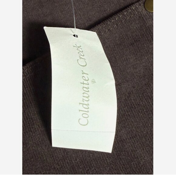 Coldwater Creek Chocolate Brown Corduroy Bootcut Pants Women’s Size 20 - Picture 8 of 8
